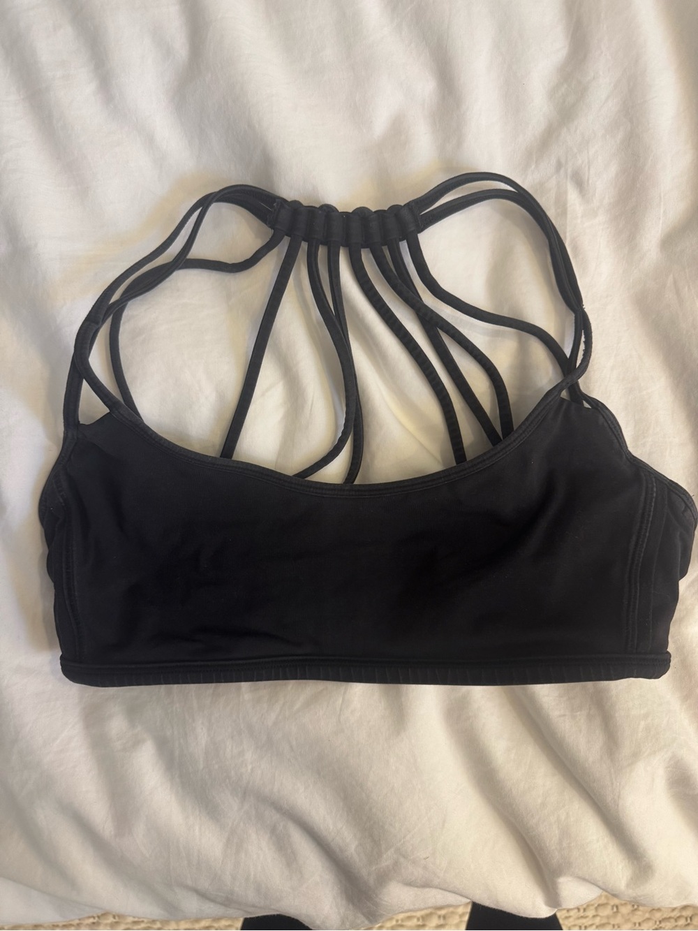 Lululemon black sports bra